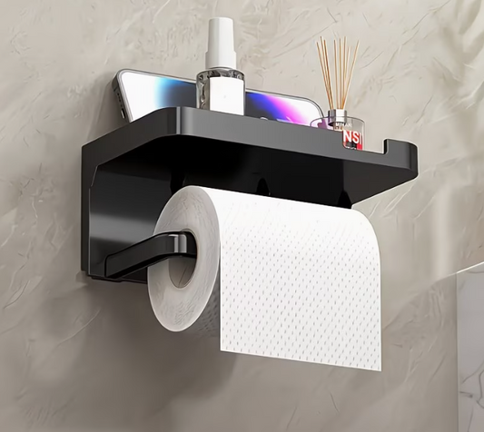 1pc Bathroom Toilet Shelf/Tissue Holder