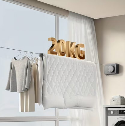 Invisible Retractable Clothes Drying Rope – Smart Drying, Zero Clutter