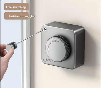 Invisible Retractable Clothes Drying Rope – Smart Drying, Zero Clutter