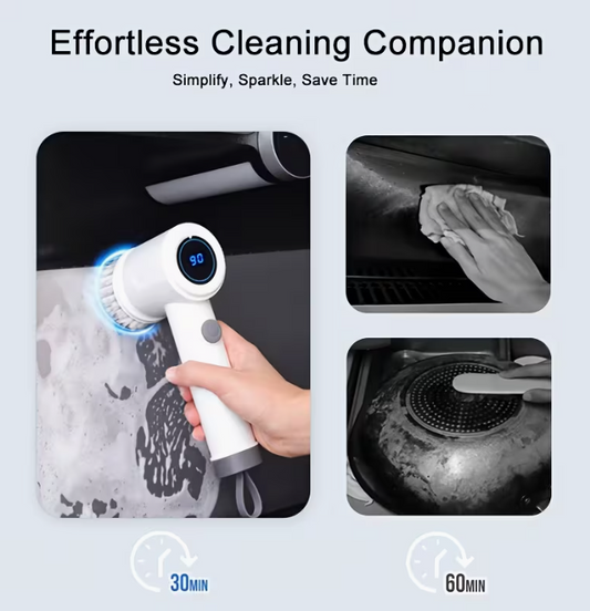 Ultimate 4-in-1 electric cleaning brush